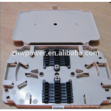 ABS Material 24 Kerne Optische Faser Splice Tray für Telekommunikation Produktlösungen